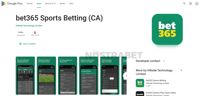 bet365 app canada google play store