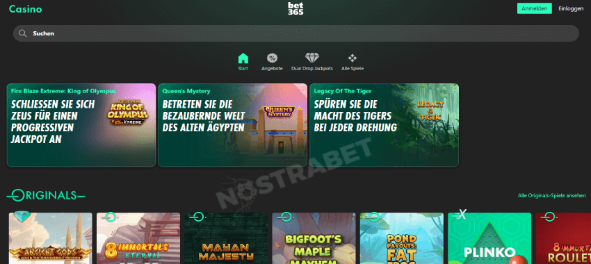 bet365 Casino-Spiele