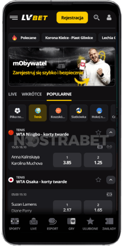 Aplikacja mobilna lvbet